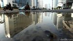 Kembali Dibuka, Lalin di Jl MH Thamrin Ramai Lancar