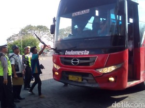 Petugas di Kudus Temukan Bis AKAP Izin Trayeknya Habis