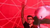 Tom Holland saat ditemui di Bali pada Senin (27/5) dalam acara Fan Event Spider-Man: Far From Home. Anthony Kwan/Getty Images for Sony Pictures Entertainment