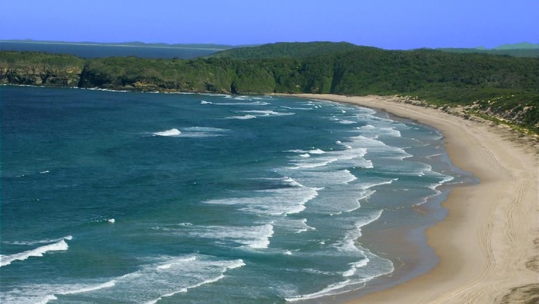 Ilustrasi pantai di Taman Nasional Booti-booti (iStock) Ilustrasi pantai di Taman Nasional Booti-booti (iStock)