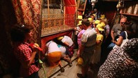 Tak hanya menjadi kota suci bagi umat Islam, Yerusalem juga menjadi kota suci dan bersejarah bagi umat Nasrani. Di Betlehem terdapat Gereja Kelahiran atau Church of Nativity yang dibangun tepat di tempat kelahiran Yesus Kristus. Gereja ini dibangun pada tahun 326 Masehi dan dianggap sebagai salah satu gereja tertua di dunia. Alex Grimm/Getty Images.