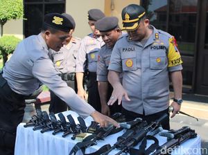 Pos Pengamanan Mudik Lebaran di Jombang Dilengkapi Senpi Laras Panjang