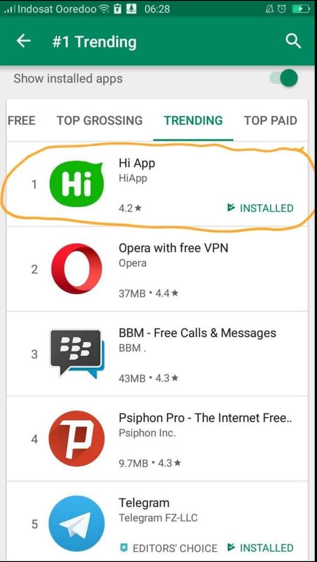 Hi App, 'Kloningan' WhatsApp Buatan Lokal 
