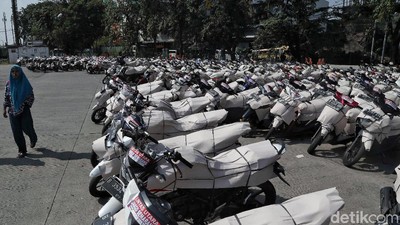 Ribuan Motor Siap Mudik Gratis Kemenhub