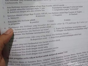 Atta Halilintar Muncul di Ujian SD di Serang, Pembuat Soal Akan Dibina