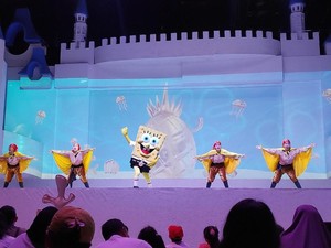 Langsung dari Amerika, Aksi Spongebob Squarepants Hadir di Dufan