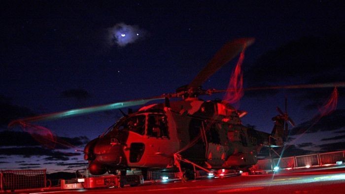 Helikopter Australia Diserang Laser Saat Lintasi Laut China Selatan