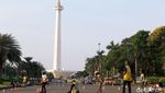 Intip Serunya Ngabuburit Main Sepatu Roda di Monas