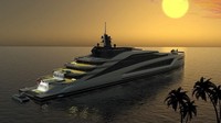 Ada juga bioskop mini berkapasitas 24 kursi dan juga showroom mobil klasik. Harga yacht ini sekitar Rp 5 Triliun (dok. Kurt Strand Design)  