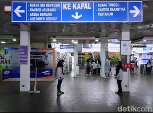 H-7, Pelabuhan Merak Masih Lengang