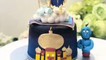 Lampu Ajaib dan Princess Jasmine Jadi Hiasan Cake Bertema Aladdin
