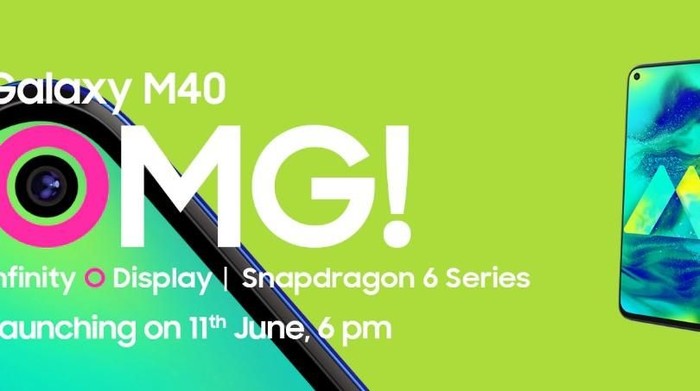Poster promo Samsung Galaxy M40. Foto: Screenshot Microsite Samsung Poster promo Samsung Galaxy M40. Foto: Screenshot Microsite Samsung