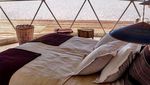 Foto: Kemping di Tengah Lautan Garam Bolivia