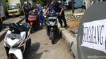 Ratusan Sepeda Motor Mudik ke Kampung Halaman