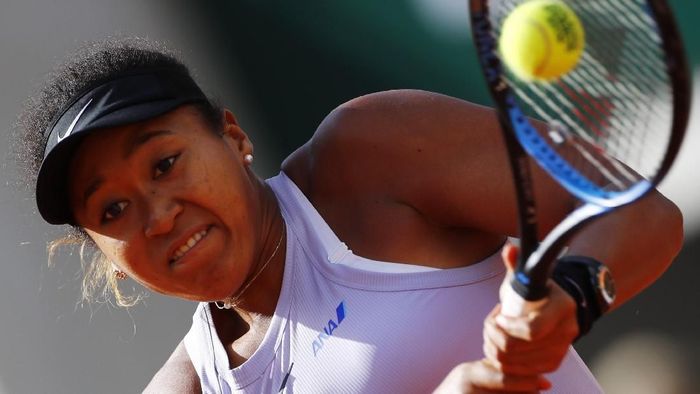 Petenis nomor satu Naomi Osaka lolos ke babak kedua Prancis Terbuka 2019. (Foto: Kai Pfaffenbach / Reuters)