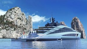 Foto: Kapal Yacht Super Mewah, Ada Air Terjunnya!