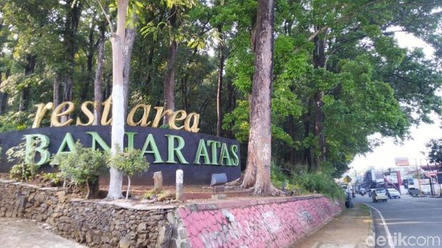 Sejuk! Area Rehat di Banjar Ini Favorit Pemudik Bermotor