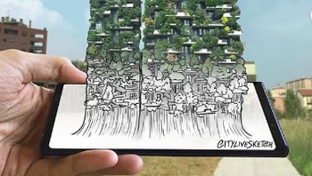 Butuh imajinasi dan ketelatenan menggambar yang tinggi. (instagram.com/citylivesketch)