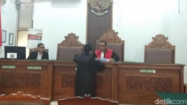  Sidang pencabutan gugatan praperadilan Eggi Sudjana di PN Jaksel, Rabu (29/5/2019)