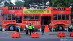 Unik, Posko Mudik Ini Mirip dengan Bus Bandros
