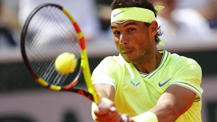 Rafael Nadal lolos ke babak ketiga Prancis Terbuka 2019 (Foto: Kai Pfaffenbach/Reuters)