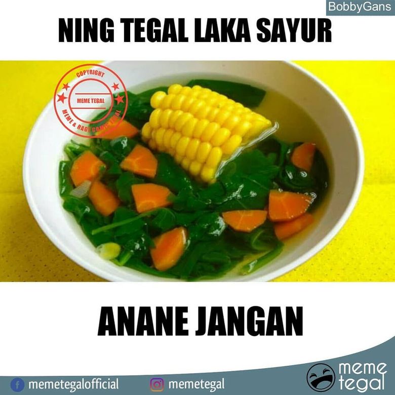 Meme Bahasa Tegal