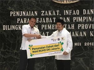 Tunaikan Zakat Wakil BUMD DKI Jakarta