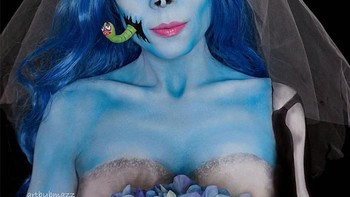Karakter Corpse Bride. (Foto: Instagram/artbybmazz)