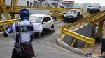 Kepadatan Pemudik di Dermaga Eksekutif Pelabuhan Merak