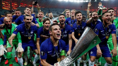 Pesta Juara Si Biru di Baku