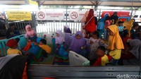 Fasilitas ini berada di peron Stasiun Pasar Senen, Kamis (30/5/2019).