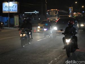 H-6 Lebaran, Lalin Nagreg Ramai Lancar