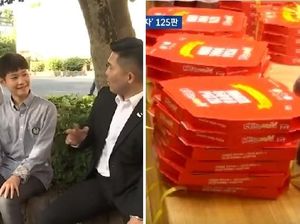 Temukan Dompet Isi Uang Jutaan Rupiah, 2 Murid Ini Ditraktir 125 Loyang Pizza