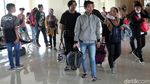 Pemudik Mulai Padati Terminal Jatijajar Depok