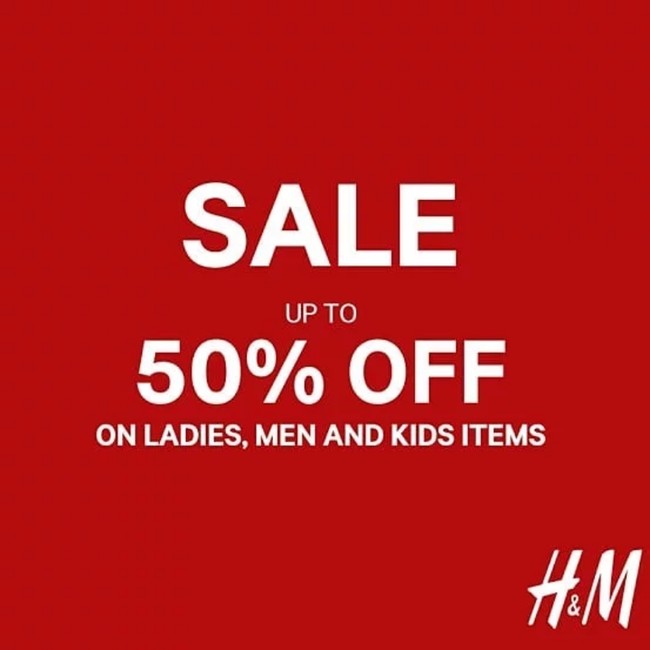 Masih mencari baju baru untuk Lebaran? Anda bisa mengunjungi gerai H&M di pusat perbelanjaan terdekat. Retailer asal Swedia itu mendiskon pakaian wanita, pria, dan anak hingga setengah harga. Foto: Istimewa