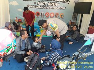 Dear Pemudik, Ada WiFi-Pijat Gratis di Jembatan Timbang Indramayu