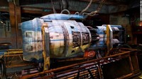 Seperti ini tampak dalam hangar Millenium Falcon di Galaxys Edge.