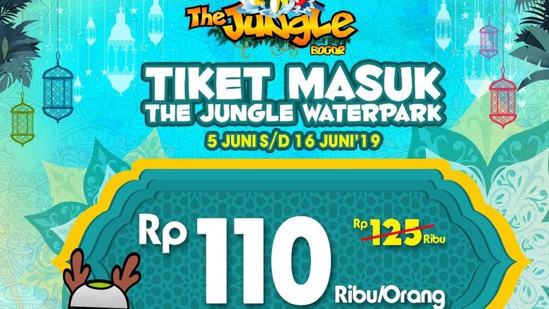 Promo The Jungle Waterpark selama Libur Lebaran (dok The Jungle Waterpark) Promo The Jungle Waterpark selama Libur Lebaran (dok The Jungle Waterpark)