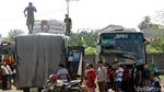 Ribuan Pemudik Padati Terminal Pulogebang Jelang Lebaran