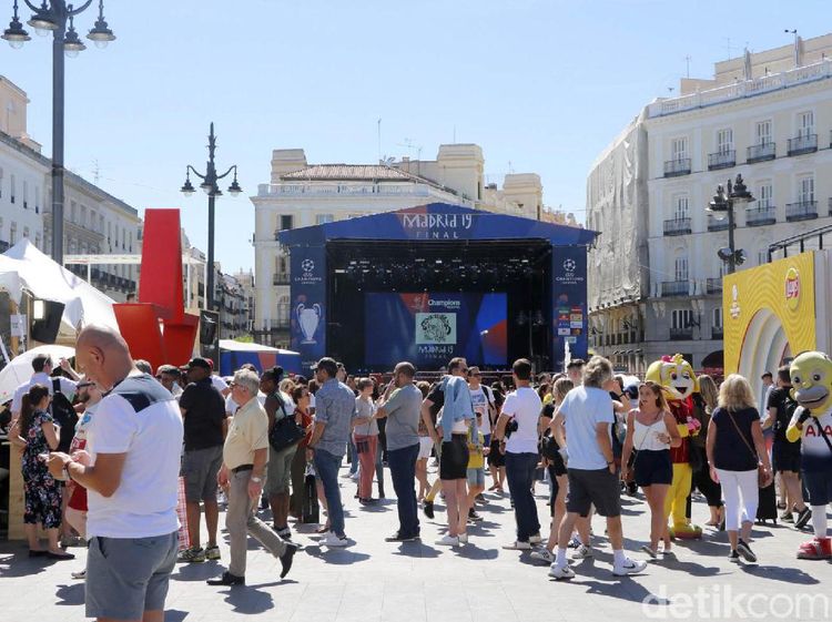 Begini Meriahnya Kota Madrid Jelang Final Liga Champions
