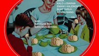 Nah jelang lebaran, keluarga Khong Guan berganti camilan dari aneka biskuit, ke rengginang garing yang sering menempati kaleng biskuit ini saat lebaran tiba. Foto: Istimewa