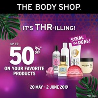 Anda yang ingin mempercantik diri juga dapat melirik gerai The Body Shop. Manfaatkan uang THR untuk memborong sejumlah kosmetik yang diskon sampai setengah harga. Hingga 2 Juni, beragam produk seperti Vitamin E, Drops of Light, Drops of Youth™, Body Mist, Body Butter, Matte Lip Liquid, hingga All-In-One Face Base yang kini lebih terjangkau. Foto: Istimewa