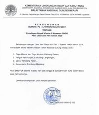 Objek Wisata di TN Gunung Merapi Ditutup Pada Hari H Idul Fitri