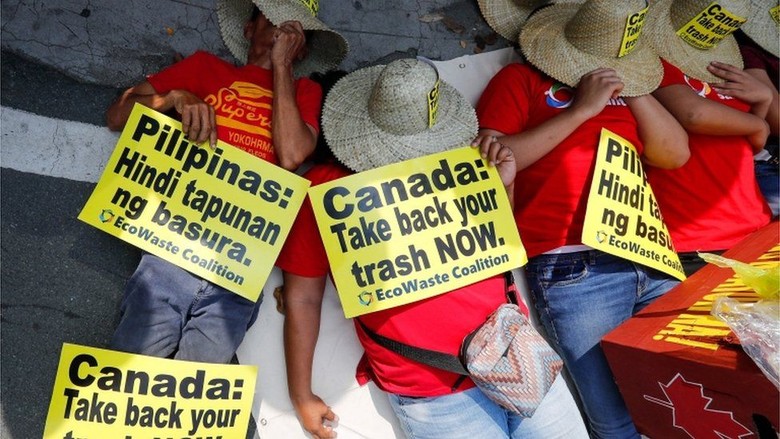 Perseteruan Diplomatik, Filipina Kirim Balik Berton-ton Sampah ke Kanada Perseteruan Diplomatik, Filipina Kirim Balik Berton-ton Sampah ke Kanada