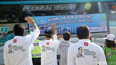 18 Bus Angkut Pemudik Gratis ke Jawa dan Sumatera