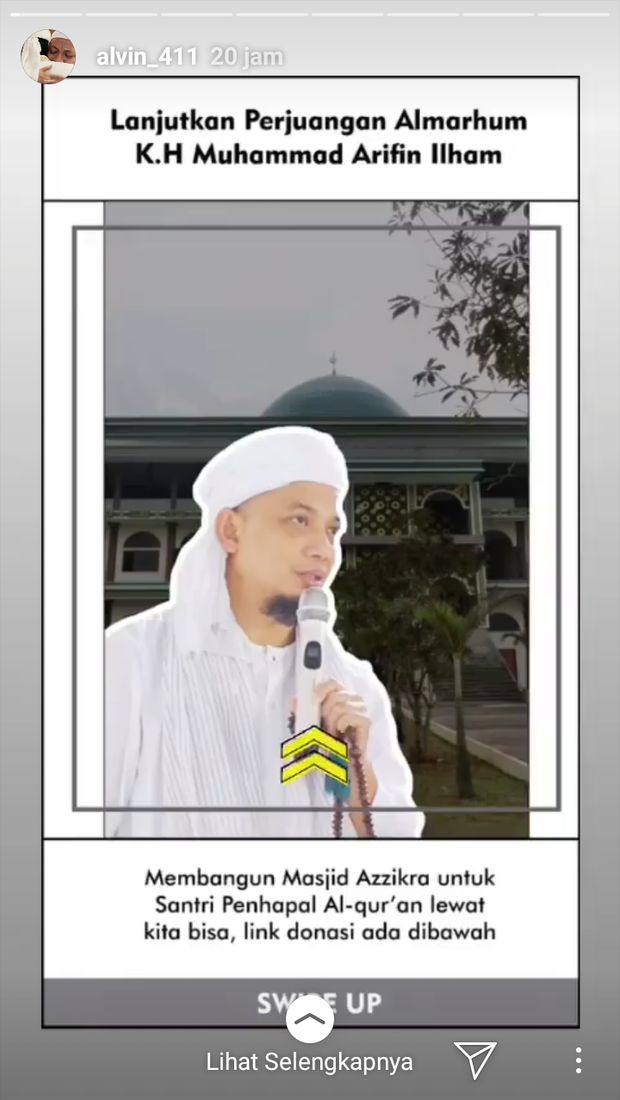 Ustaz Arifin Ilham Meninggal, Keluarga Galang Dana untuk Masjid Az-Zikra
