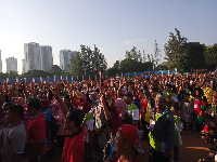 Hangatnya Kebersamaan Warnai Pelepasan Mudik Gratis Tempo Scan Group