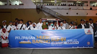 Pemudik Ikut Mudik Bareng BUMN ke Sejumlah Daerah di Indonesia
