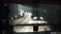 Saat ini, jalur tol tersebut tengah diberlakukan dua rekayasa lalu lintas.