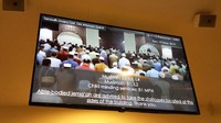 Suasana salat tarawih. Masjid yang baru selesai dibangun tahun 2016 ini menjadi masjid favorit mahasiswa dan staf Nanyang Technological University (NTU) (Bening Tirta Muhammad/Istimewa)